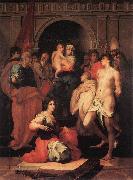 Rosso Fiorentino Madonna Enthroned and Ten Saints France oil painting artist